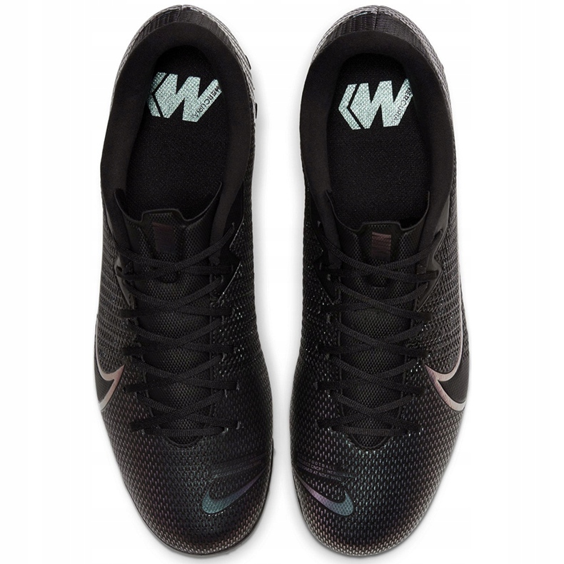 Zapatos de fútbol Nike Mercurial Vapor 13 Academy Tf AT7996 010 negro negro 1