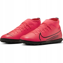 Zapatos de fútbol Nike Mercurial Superfly 7 Club Tf Junior AT8156 606 rojo rojo 3