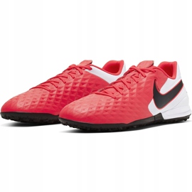 Calzado de fútbol Nike Tiempo Legend 8 Academy Tf AT6100 606 dorado rojo 3