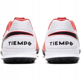 Calzado de fútbol Nike Tiempo Legend 8 Academy Tf AT6100 606 dorado rojo 4
