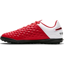 Zapatillas de fútbol Nike Tiempo Legend 8 Club Tf Junior AT5883 606 rojo rojo 2