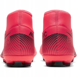 Zapatos de fútbol Nike Mercurial Superfly 7 Club FG / MG AT7949 606 rojo rojo 4