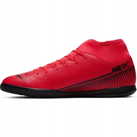 Zapatos de fútbol Nike Mercurial Superfly 7 Club Ic AT7979 606 negro rojo 2