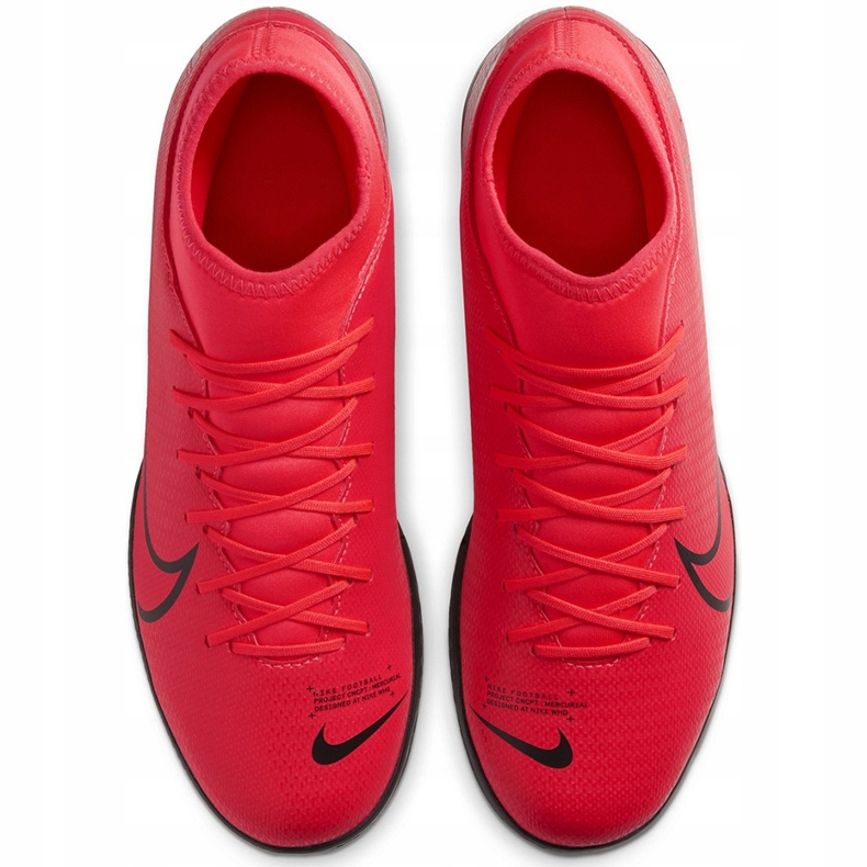 Zapatos de fútbol Nike Mercurial Superfly 7 Club Ic AT7979 606 negro rojo 1