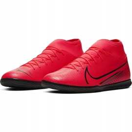 Zapatos de fútbol Nike Mercurial Superfly 7 Club Ic AT7979 606 negro rojo 3