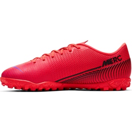 Calzado de fútbol Nike Mercurial Vapor 13 Academy Tf Junior AT8145 606 rojo rojo 2
