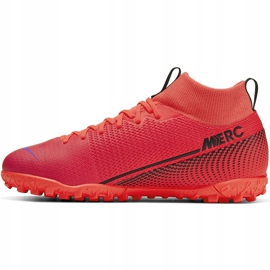 Calzado de fútbol Nike Mercurial Superfly 7 Academy Tf Junior AT8143 606 rojo rojo 2
