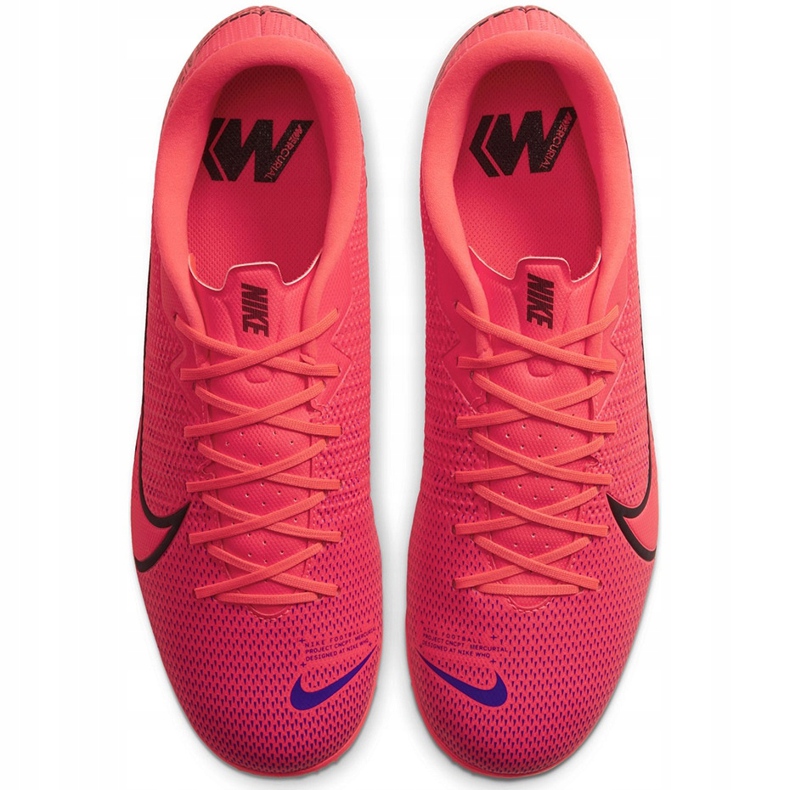 Zapatos de fútbol Nike Mercurial Vapor 13 Academy Tf AT7996 606 rojo rojo 1