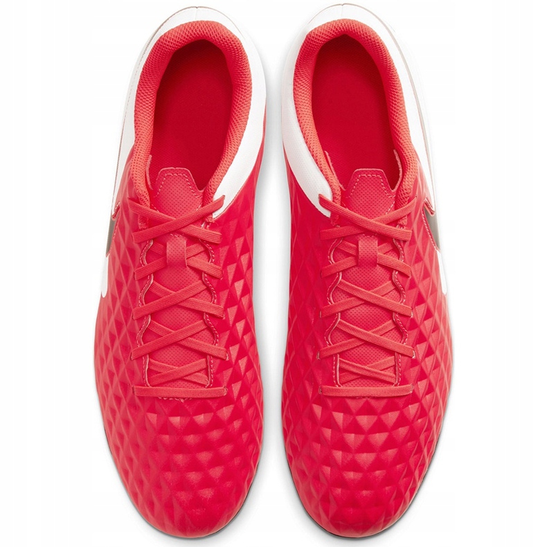 Zapatos de fútbol Nike Tiempo Legend 8 Club FG / MG AT6107 606 rojo rojo 1
