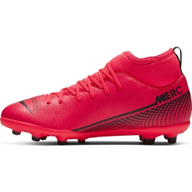 Zapatillas de fútbol Nike Mercurial Superfly 7 Club FG / MG Junior AT8150 606 rojo rojo 2