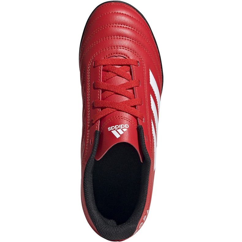 Adidas Copa 20.4 Tf rojo Junior EF1925 zapatos de fútbol 1