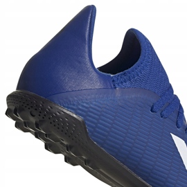 Botas de fútbol adidas X 19.3 Tf Junior EG7172 azul azul 4