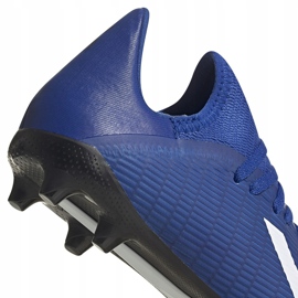 Botas de fútbol adidas X 19.3 Fg Junior EG7152 azul azul 4