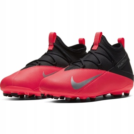 Zapatillas de fútbol Nike Phantom Vsn 2 Club Df FG / MG Junior CD4061 606 rojo rojo 3