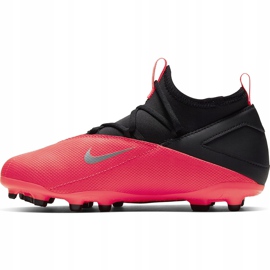 Zapatillas de fútbol Nike Phantom Vsn 2 Club Df FG / MG Junior CD4061 606 rojo rojo 2