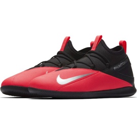 Zapatillas de fútbol Nike Phantom Vsn 2 Club Df Ic Junior CD4072 606 rojo negro 3