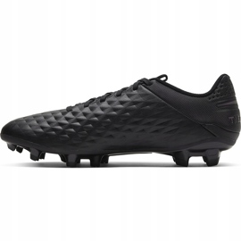 Zapatos de fútbol Nike Tiempo Legend 8 Academy FG / MG AT5292 010 negro negro 2
