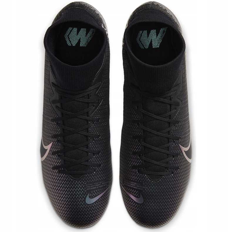 Zapatos de fútbol Nike Mercurial Superfly 7 Academy FG / MG AT7946 010 negro negro 1