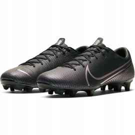 Zapatos de fútbol Nike Mercurial Vapor 13 Academy FG / MG AT5269 010 negro negro 3