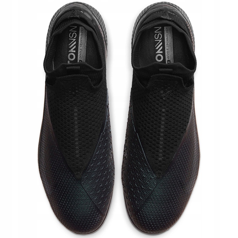 Zapatos de fútbol Nike Phantom Vsn 2 Elite Df Fg CD4161 010 violeta negro 1