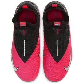 Zapatos de fútbol Nike Phantom Vsn 2 Elite Df FG / MG Junior CD4062 606 rojo rojo 1