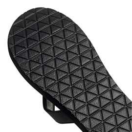 Zapatillas Adidas Eezay Flip Flop negras EG2042 blanco negro 6