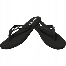 Zapatillas Adidas Eezay Flip Flop negras EG2042 blanco negro 1