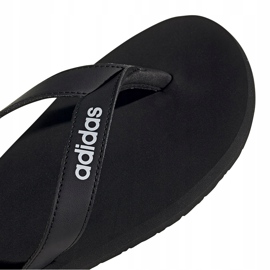 Zapatillas Adidas Eezay Flip Flop negras EG2042 blanco negro 4