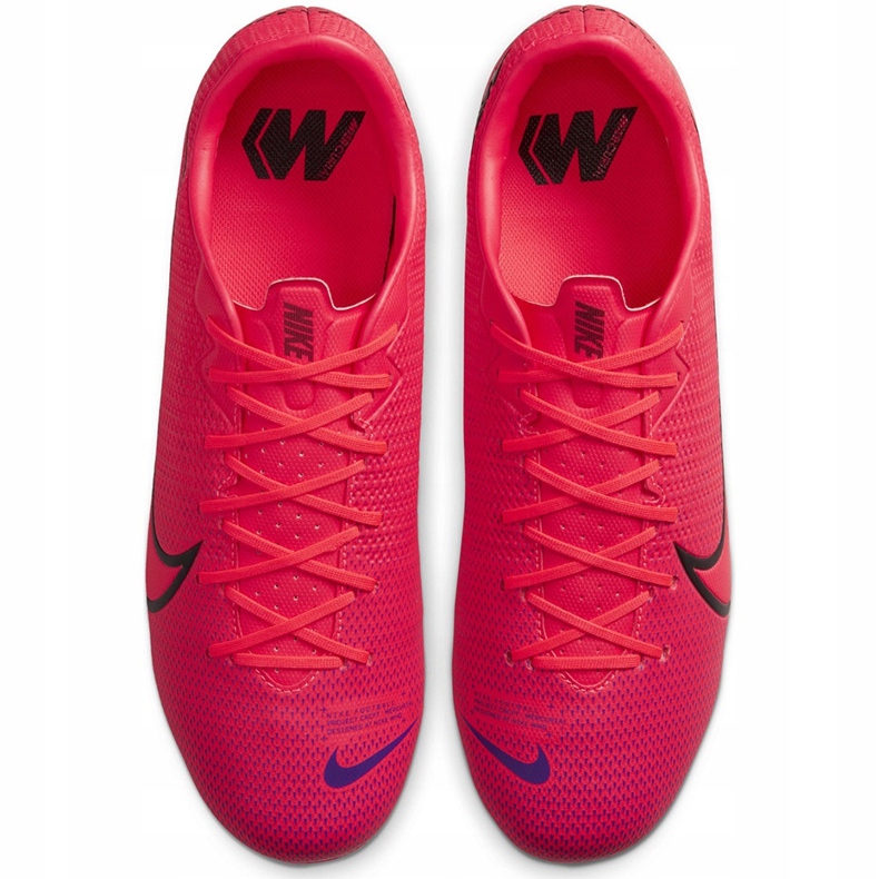 Zapatos de fútbol Nike Mercurial Vapor 13 Academy FG / MG AT5269 606 rojo rojo 1