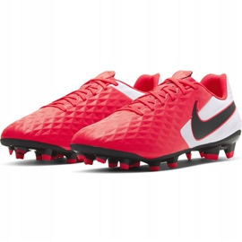 Zapatos de fútbol Nike Tiempo Legend 8 Academy FG / MG AT5292 606 rojo rojo 3