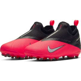 Zapatillas de fútbol Nike Phantom Vsn 2 Academy Df FG / MG Junior CD4059 606 multicolor rojo 3
