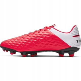 Zapatos de fútbol Nike Tiempo Legend 8 Academy FG / MG AT5292 606 rojo rojo 2