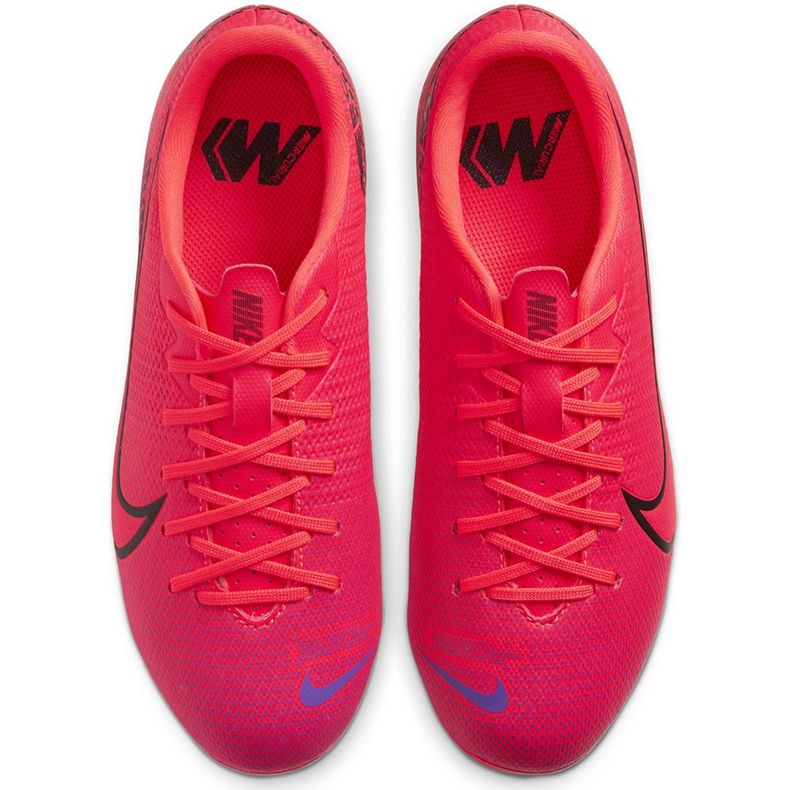 Calzado de fútbol Nike Mercurial Vapor 13 Academy FG / MG Junior AT8123 606 rojo rojo 1