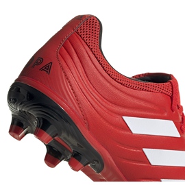 Adidas Copa 20.3 Fg zapatos de fútbol rojo G28551 4