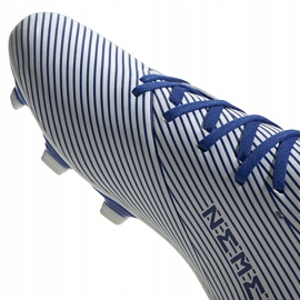 Adidas Nemeziz 19.4 FxG zapatos de fútbol en blanco y azul EF1707 multicolor 3