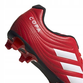 Adidas Copa 20.4 Fg Junior rojo EF1919 zapatos de fútbol 4