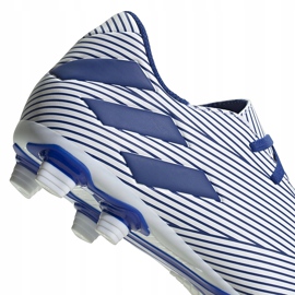 Adidas Nemeziz 19.4 FxG zapatos de fútbol en blanco y azul EF1707 multicolor 4