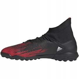 Botas de fútbol adidas Predator 20.3 Tf negras y rojas EF2208 multicolor negro 2