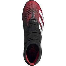 Botas de fútbol adidas Predator 20.3 Tf negras y rojas EF2208 multicolor negro 1