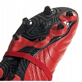 Botas de fútbol Adidas Copa Gloro 20.2 Fg rojas G28629 negro rojo rojo 5
