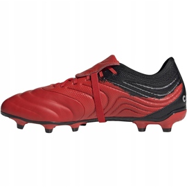 Botas de fútbol Adidas Copa Gloro 20.2 Fg rojas G28629 negro rojo rojo 2