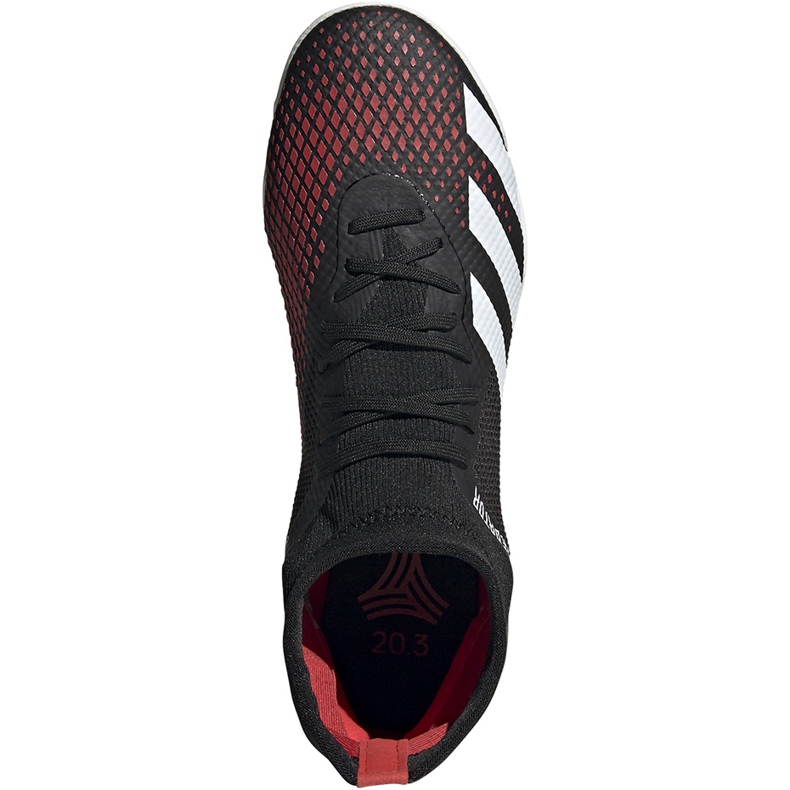 Adidas Predator 20.3 In botas de fútbol negras y rojas EF2209 multicolor negro 1