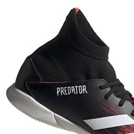 Botas de fútbol Adidas Predator 20.3 In Jr negras y rojas EF1954 multicolor negro 4