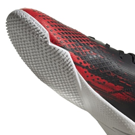 Botas de fútbol Adidas Predator 20.3 In Jr negras y rojas EF1954 multicolor negro 5