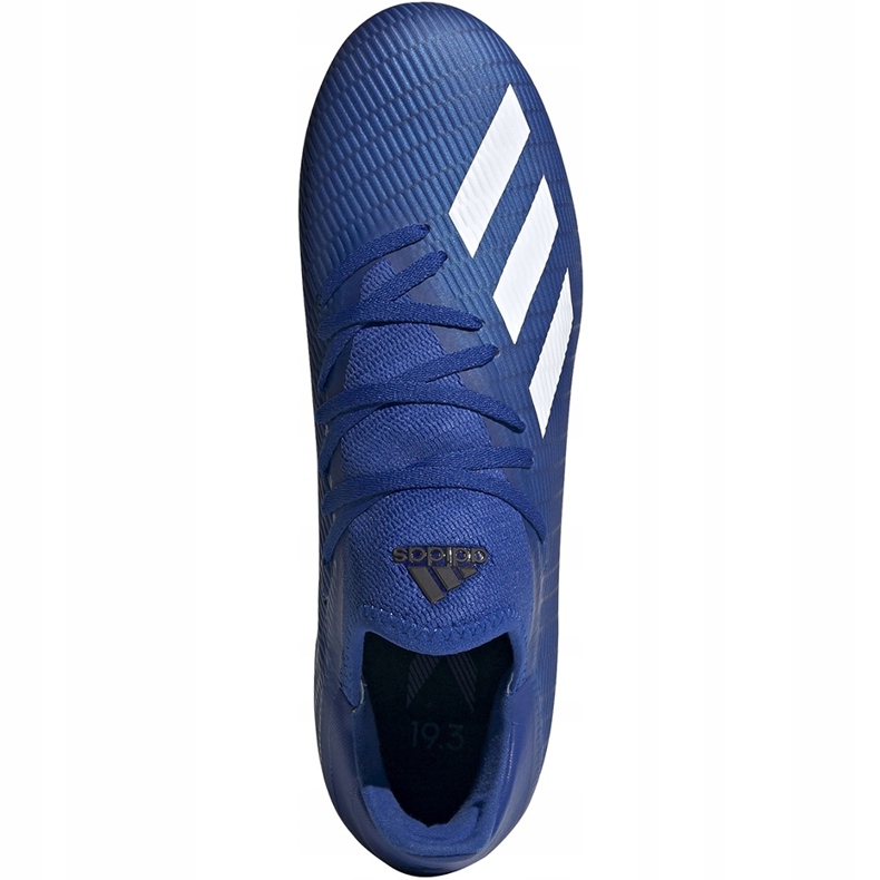 Botas de fútbol adidas X 19.3 Fg azul EG7130 azul blanco 1