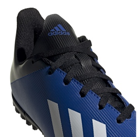 Botas de fútbol adidas X 19.4 Tf Jr FV4662 azul azul 4
