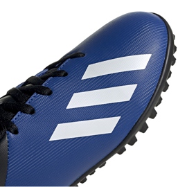Botas de fútbol adidas X 19.4 Tf Jr FV4662 azul azul 3