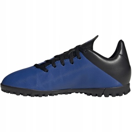 Botas de fútbol adidas X 19.4 Tf Jr FV4662 azul azul 2