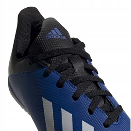 Botas de fútbol adidas X 19.4 In Jr EF1623 azul azul 4