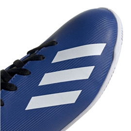 Botas de fútbol adidas X 19.4 In Jr EF1623 azul azul 3
